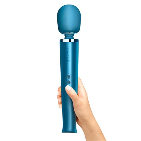 Le Wand Rechargeable Massager Pacific Blue Wand Warehouse