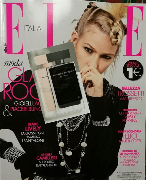 Rivista Elle N Gratis Con Campione Omaggio Narciso Rodriguez