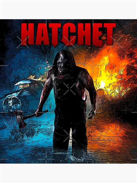 "Hatchet Victor Crowley" Poster by alessiofano | Redbubble