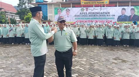 Afrizal ASN Berprestasi Dan Berdedikasi Jadi Komandan Apel HAB Ke 78