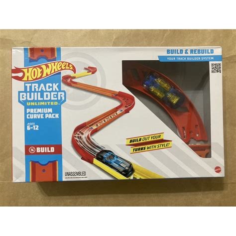 風火輪 創建系列 建造彎道軌道組 Hot wheels Track Builder Premium Curve Pack 蝦皮購物