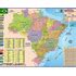 Mapa Brasil Moldura Banner Laminado Gigante X Cm Parcelamento Sem