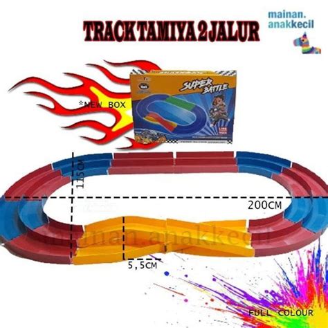 Jual Track Tamiya Jalur Super Battle Wd Jalur Lintasan Mobil Balap