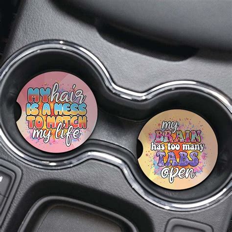 Printable Sarcasm Car Coaster Templates Sarcastic Sublimation Designs