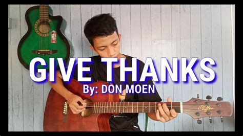 Give Thanks With A Greatful Heart Don Moen Fingerstyle Guitar