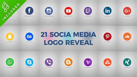 Social Media Logo Reveal After Effects Template Eztuto Studio