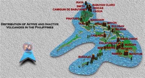 Volcanoes In The Philippines Map