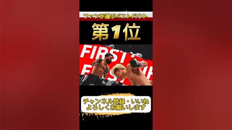 Rizinファンが選ぶベストバウト第1位パトリシオピットブルvs鈴木千裕 Rizin Pitbull 鈴木千裕 Shorts