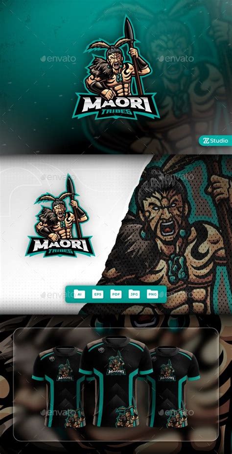 Maori Tribe Mascot Logo Design | Maori tribe, Maori, Human logo design