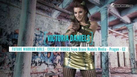 Victoria Daniels Brunette Future Warrior Girl Bravo Models Media Clips Sale