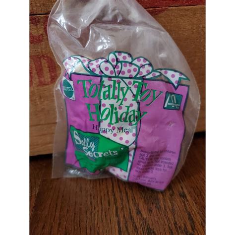 Vtg NEW Sally Secrets Totally Toy Holiday Mcdonalds Happy Meal Toy Blonde Etsy