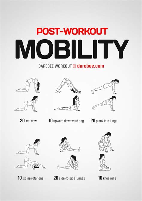 Post Workout Mobility Workout Flexibility Workout Workout Without