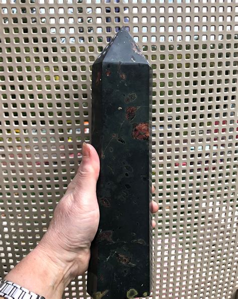 3 88 Lb Plumite Aka Plum Blossom Jasper Obelisk Pillar Tower Point Wand