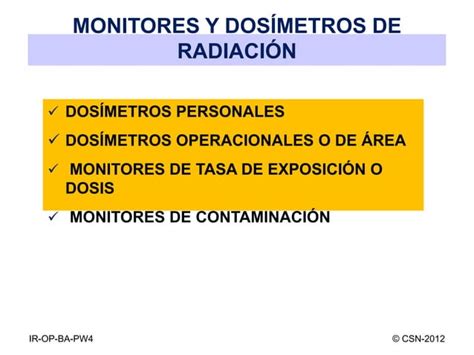 Dosimetr A De Radiaciones Ionizantes Y Efectos Biol Gicos Ppt