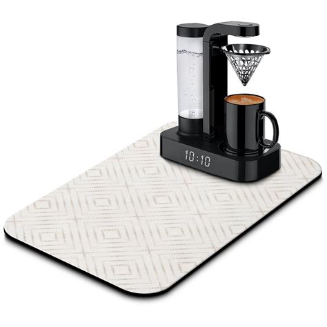 Maximize Cleanliness with Highly Absorbent Coffee Drying Mat 19.5x12in