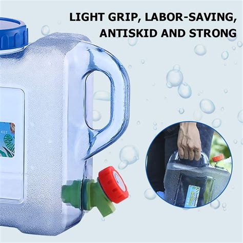 Portable Water Container with Spigot BPA-Free Wate... – Grandado