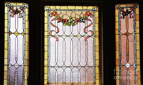 Louis Comfort Tiffany Triple Stained Glass Photograph By Poet S Eye Fine Art America