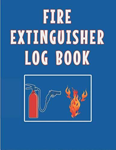 Buy Fire Extinguisher Log Fire Extinguisher Inspection Log Book Fire