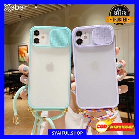 Jual Infinix Hot Case Shutter Model Slide Camera Tali Lanyard Shopee Indonesia
