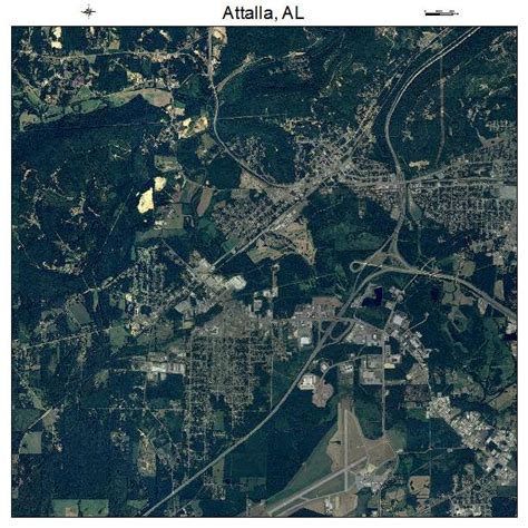 Aerial Photography Map of Attalla, AL Alabama