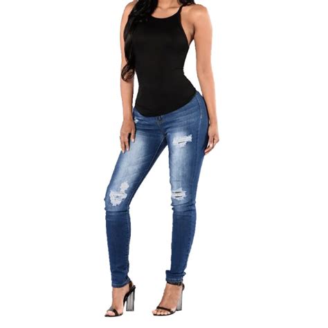 Venta Pantalones De Jeans Para Damas Barato En Stock