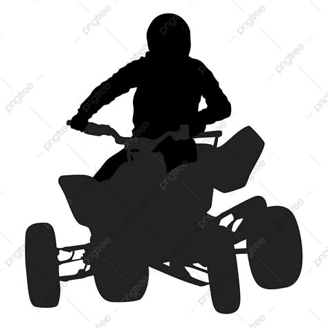 Quad Bike Human Silhouette Stencils Old Bicycle Cartoon Cats