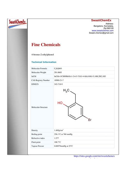 4 Bromo 2 Ethylphenol PDF