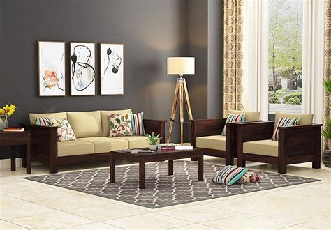 Sdsf Arts Wooden Seater Sofa Set For Living Room Seater Sofa