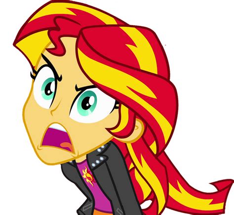 MLP - Equestria Girls - Sunset Shimmer Angry by YTPinkiePie2 on DeviantArt