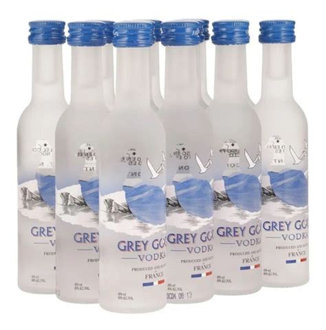 Vodka Grey Goose Miniatura 50ml X10 Uds Vidrio Cuotas Sin Interés