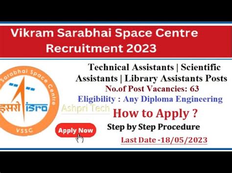 Isro Vssc Recruitment Isro Thiruvananthapuram Recruitment