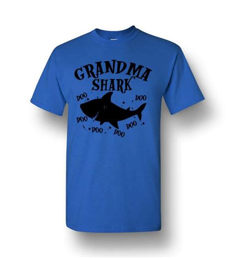 Grandma Shark Doo Doo Doo Men Short Sleeve T Shirt Amazon Best Seller T Shirts