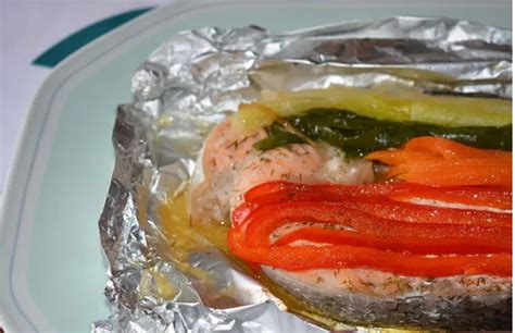 Baked Salmon En Papillote Recipe FoodsDiary