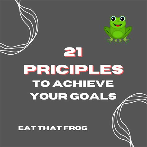 Eat That Frog 21 Principles To Achieve Your Goals ScoutUps