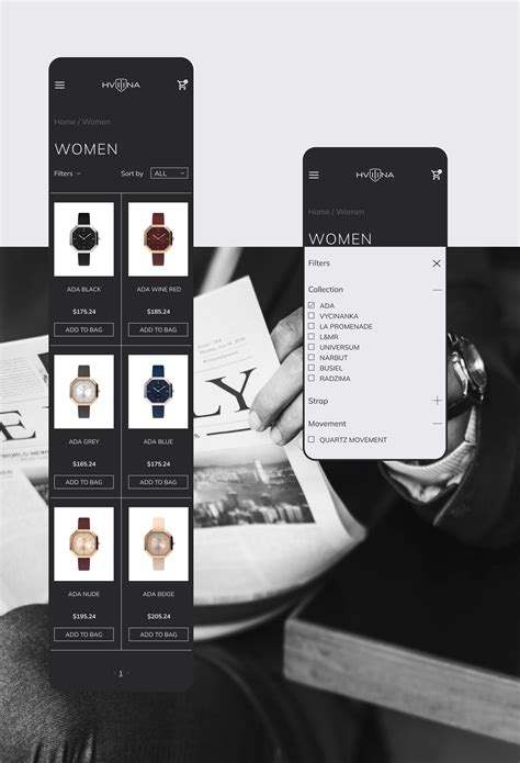 HVILINA | Website redesign on Behance