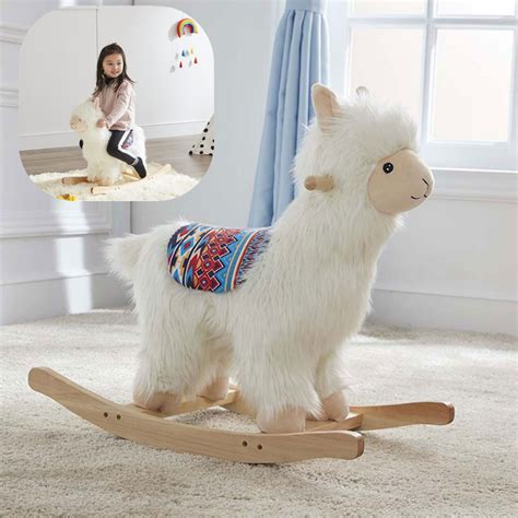 Alpaca Rocker Rocking Toy Baby Llama Toddler Toys