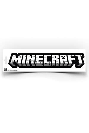 Minecraft Logo Sticker Accessory - Minecraft Accessories - Online Store ...