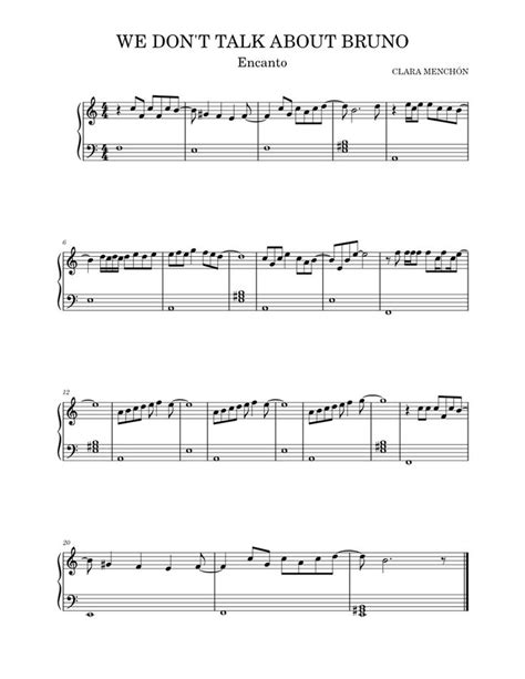 Download and print in PDF or MIDI free sheet music for We Don't Talk ...