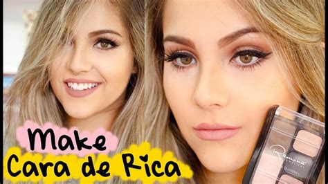 Maquiagem Nude Rosa Cara De Rica Gabriela Capone Youtube