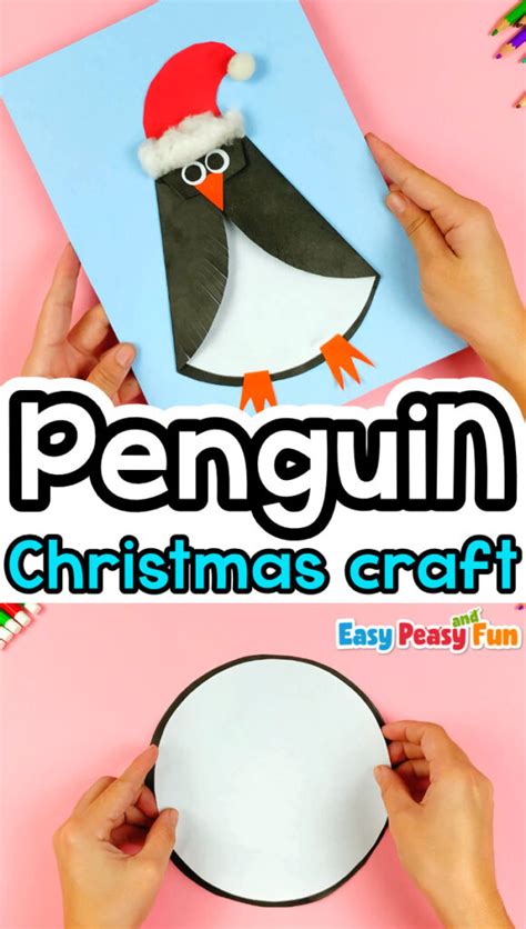 Cute Christmas Penguin Craft - Easy Peasy and Fun