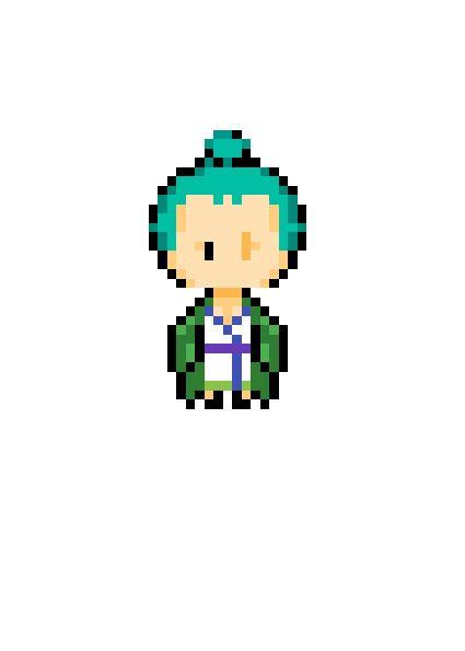 The Pixel Art Is Very Cute And It Looks Like She S Wearing A Green Jacket