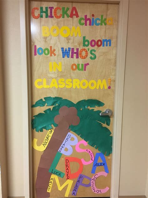 Chicka Chicka Boom Boom Look Who S In Our Classroom New School Year