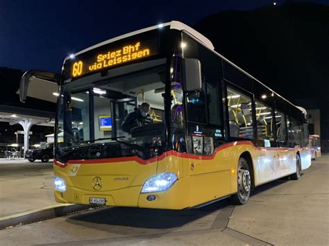 Mb C Hybrid Be Der Postauto Regie Aeschi Am