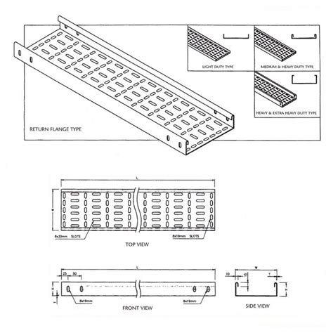 Perforated Cable Tray Accessories Fore Sight