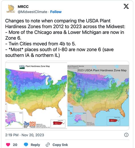 The new 2023 "USDA Plant Hardiness Zone Map" changes everything. Here's ...