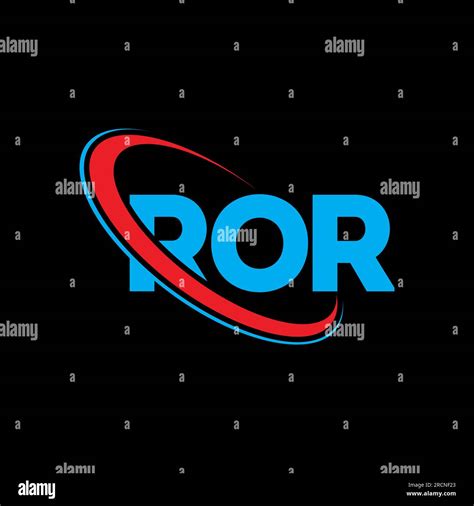 ROR logo. ROR letter. ROR letter logo design. Initials ROR logo linked ...