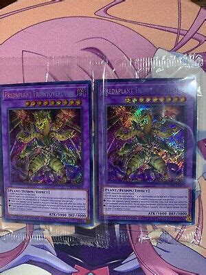 2x Yu Gi Oh TCG Predaplant Triphyoverutum Legendary Duelists Season 3