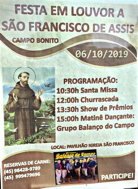 BlogMeiaHoraNoticias Grandiosa festa em louvor a São Francisco de