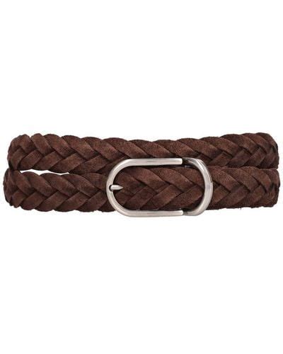 Brown Brunello Cucinelli Belts For Men Lyst