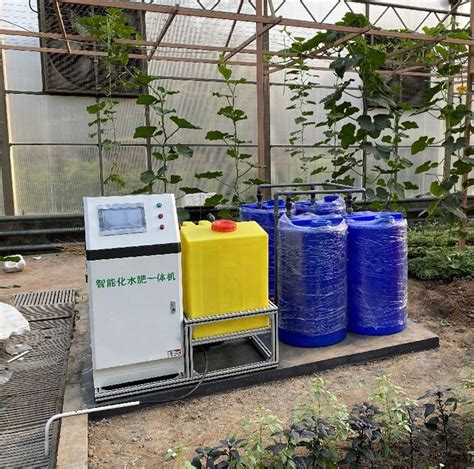 Water And Fertilizer Mixing System With Intelligent Fertigation Farming Technology For Green